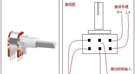 刀具刃具与电机电位器三个引脚怎么接