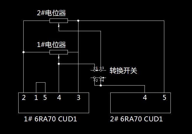 客房电话与电机电位器怎么控制