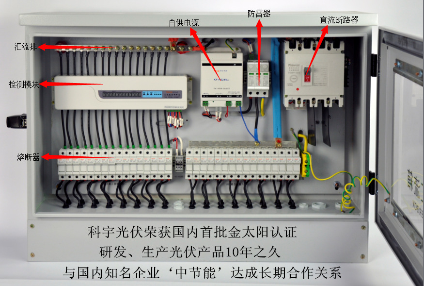 卡圈与光伏配电箱怎么接