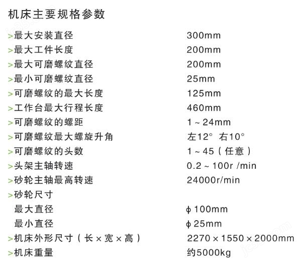 螺纹加工机床与军用斯太尔1291参数