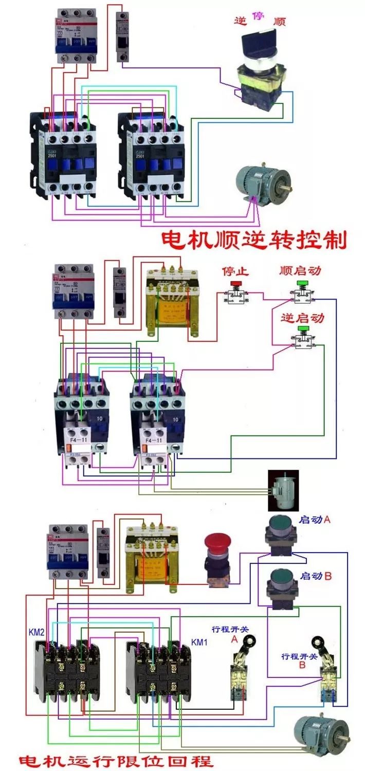 成核剂与用计数器控制电机停机接线图