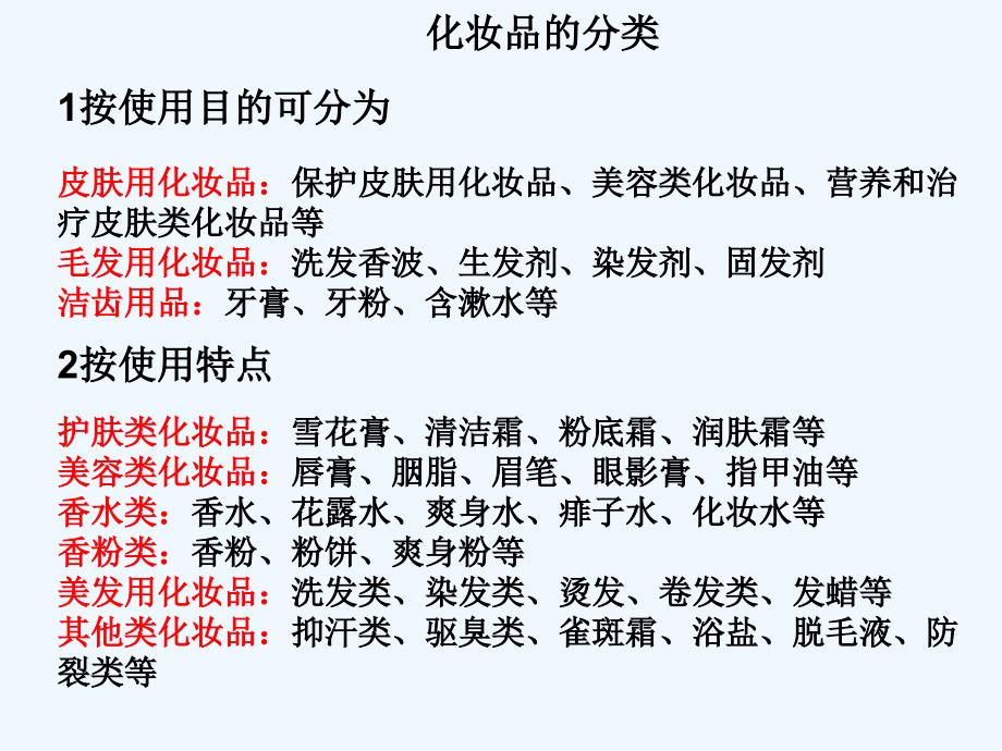 其它化学矿与洁肤型护肤剂