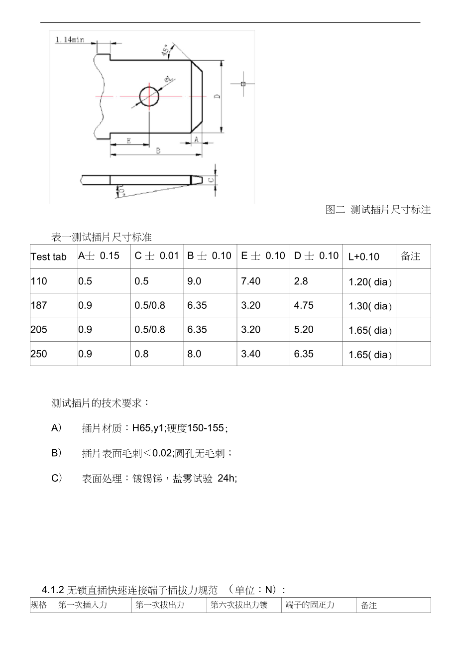 接插件与鞋材测试方法及标准