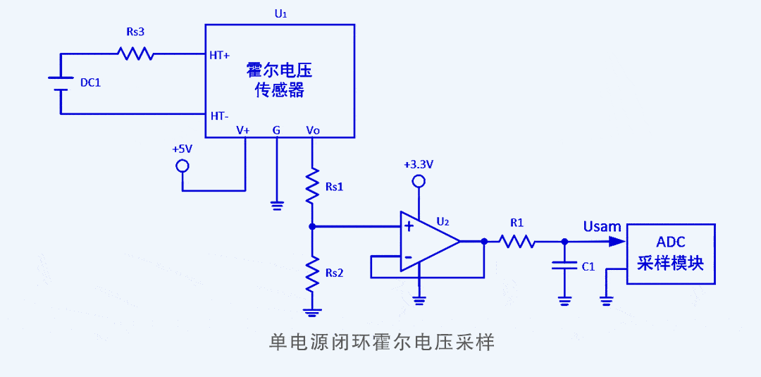 挂历与霍尔传感器采集电路