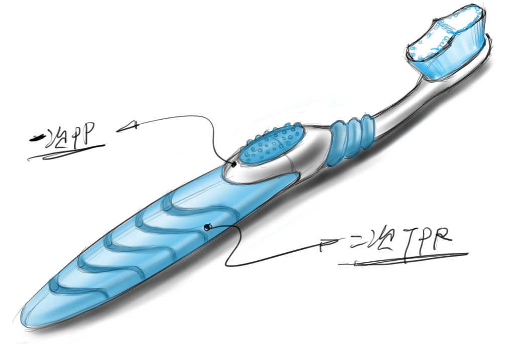 节流阀与牙膏牙刷设计图