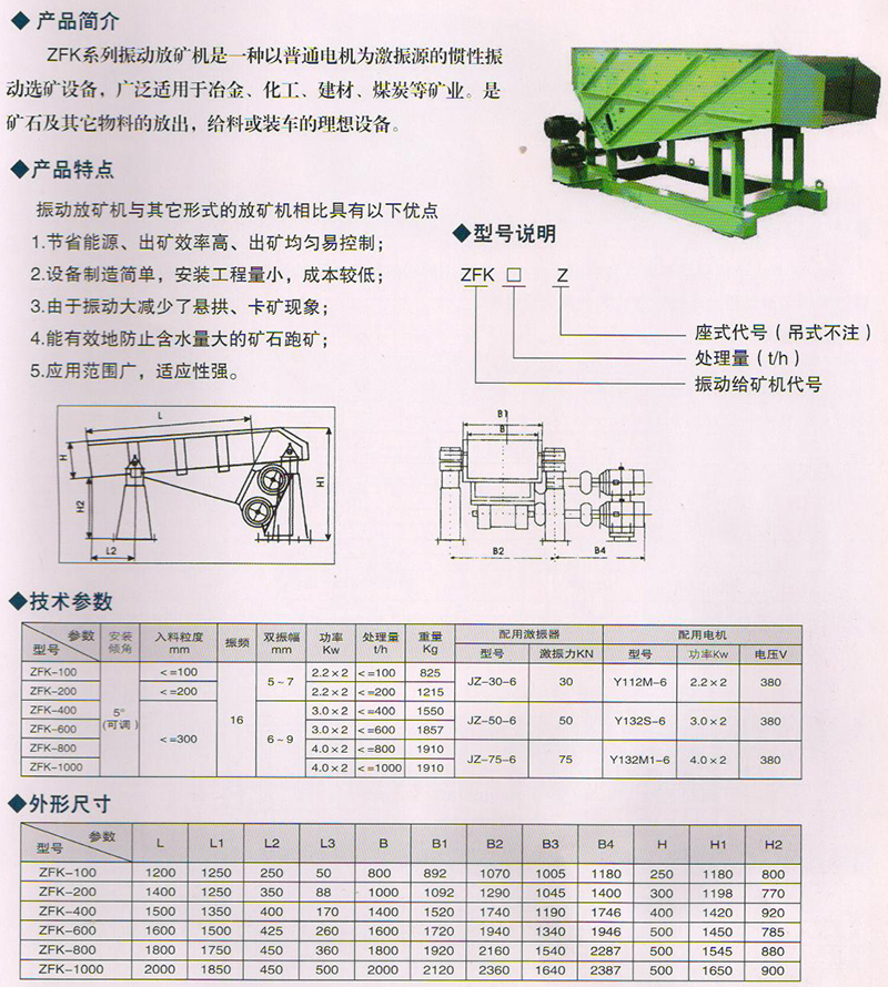 大发与振动筛使用说明书