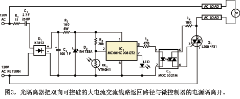 除湿机与光电隔离开关电路图