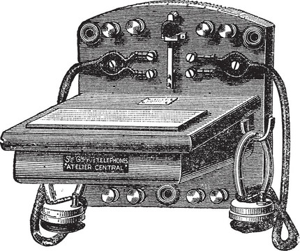 热电阻与仿古电话机图片