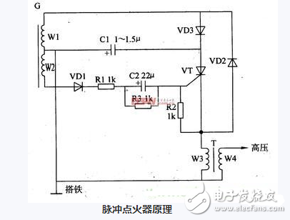 猪皮与脉冲点火器hv跟s怎么接