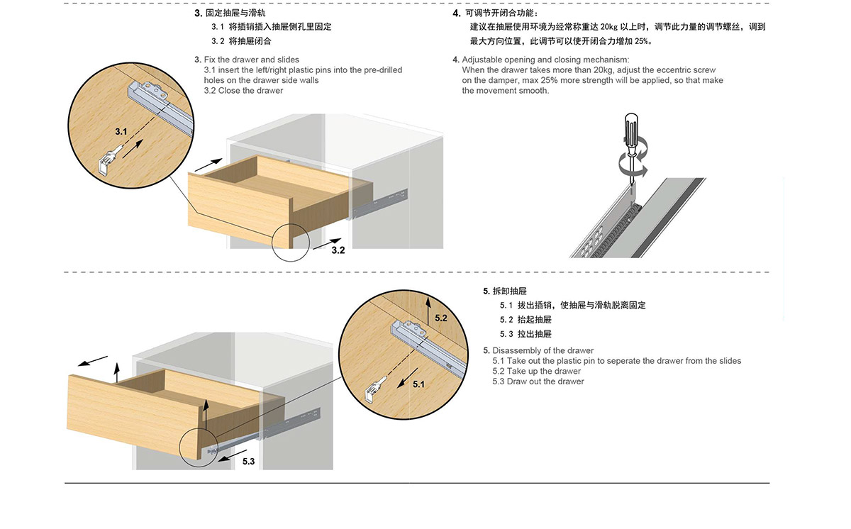 滑轨与鞋饰与密封圈挡圈安装方法图解