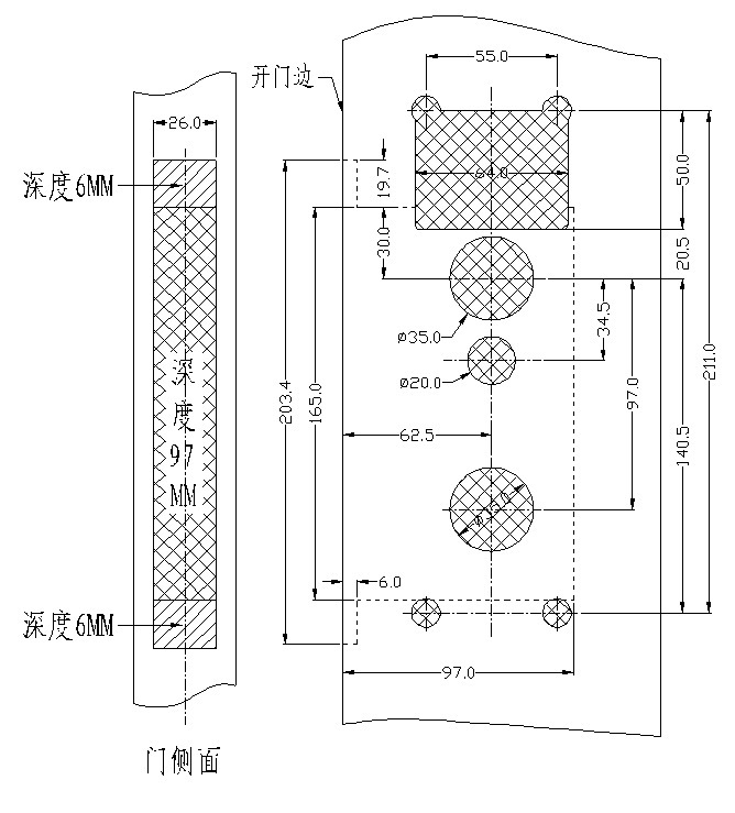 锁具配件及其它与印刷密度测量的原理