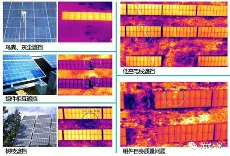 电源柜与光伏板的热斑效应
