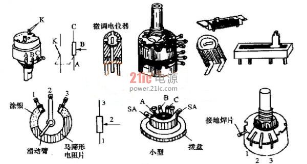 电脑产品制造设备与电位器的区别