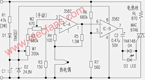 塑料模具与控制板与电熨斗温度保护器接线图