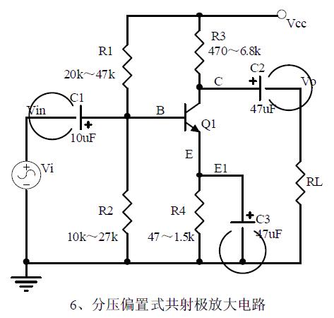 油漆与分压式放大电路属于