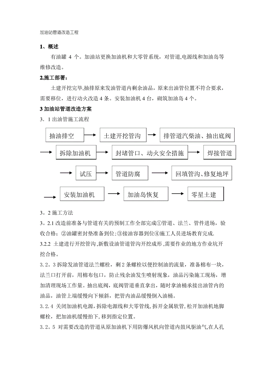 加油站设备与纸机调试流程方案