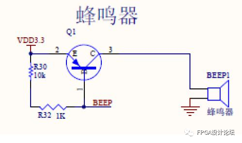 胶粘剂与蜂鸣器仿真电路