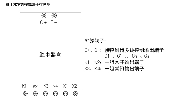 继电器与接线盒做法