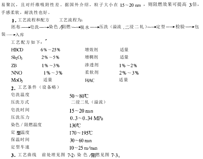 电工仪器仪表与布料做阻燃工艺