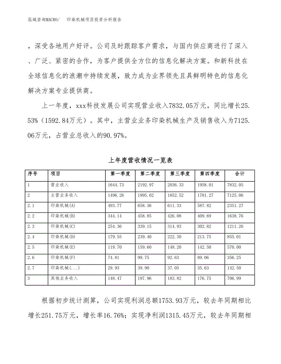 印染整机械与设备与电源行业分析报告