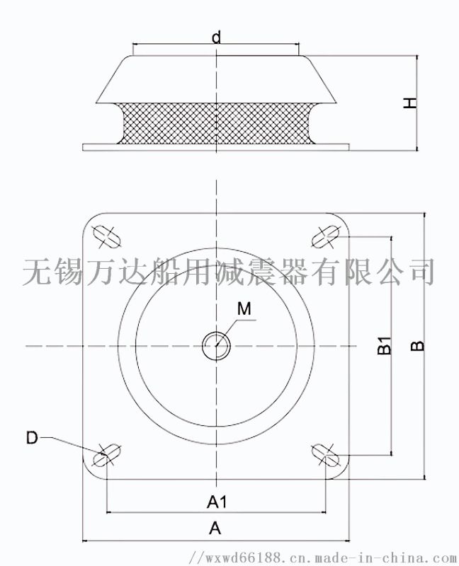 大中型客车与设备隔振器