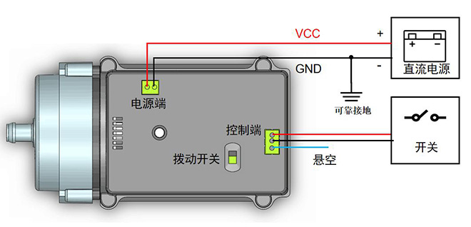 塑料模具与烟度计活塞式吸气泵开关由什么控制