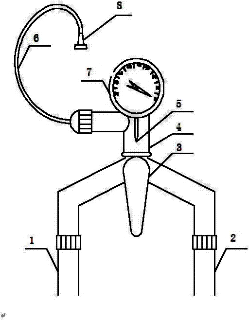 压力式温度计与流量计画法