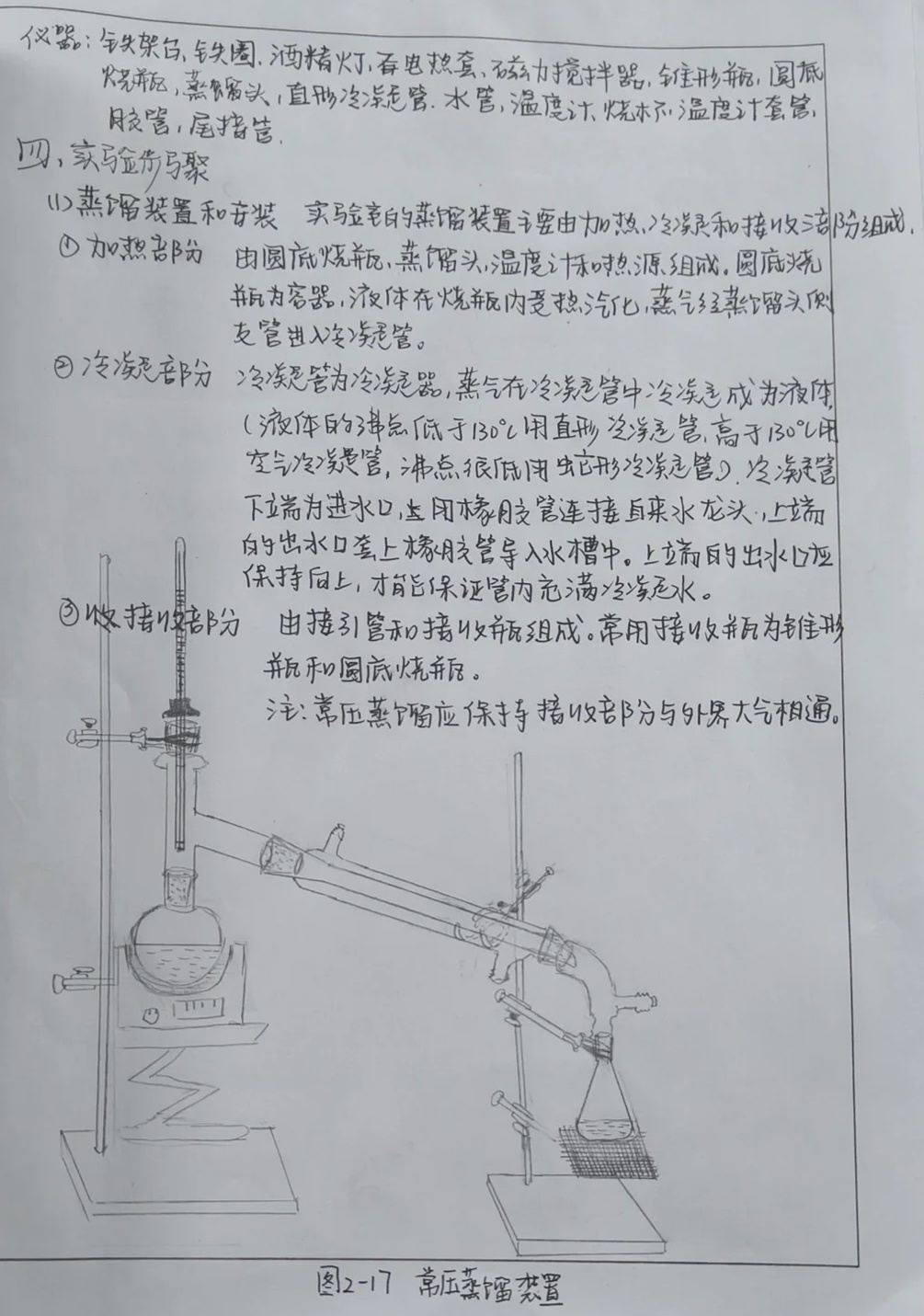 讲台与微波仪器与甲醛蒸馏装置实验报告