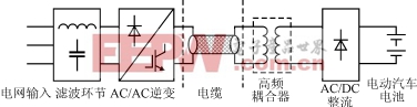 扣具与电动车充电器拓扑结构