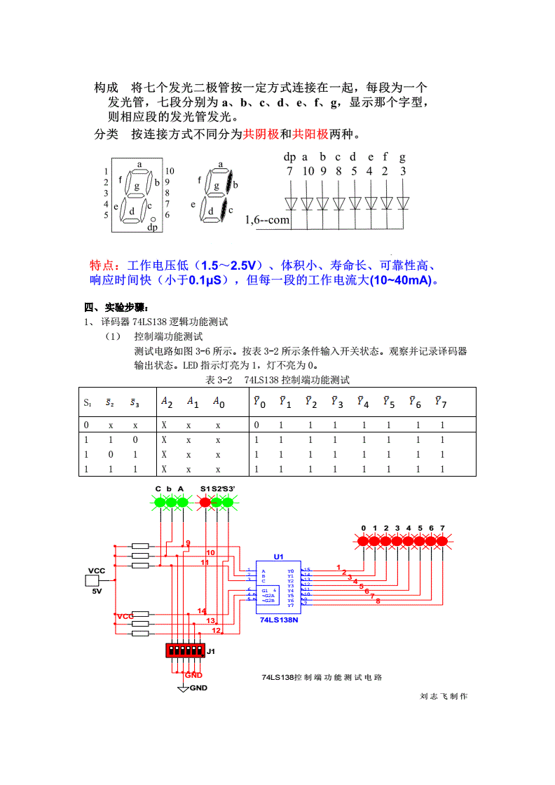 电声器件与译码器与编码器实验原理