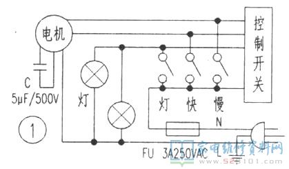 炊具/灶具与洗地毯机器开关接线图