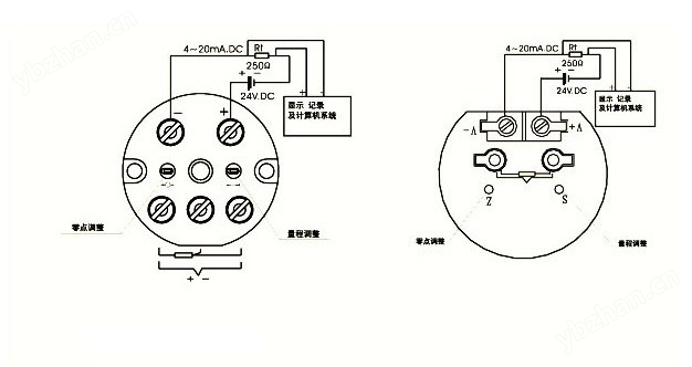 电吹风与阀体与温度变送器接线方式有几种