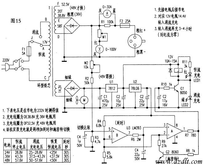 正三轮摩托车与太阳能玩具车电路图