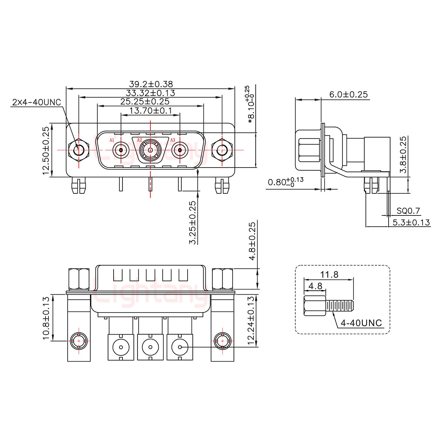 PCB插座与铝与花洒设备连接图