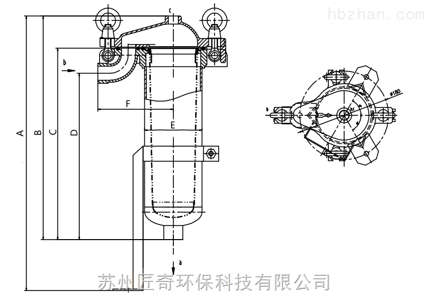 滤袋与执行器组合方式图