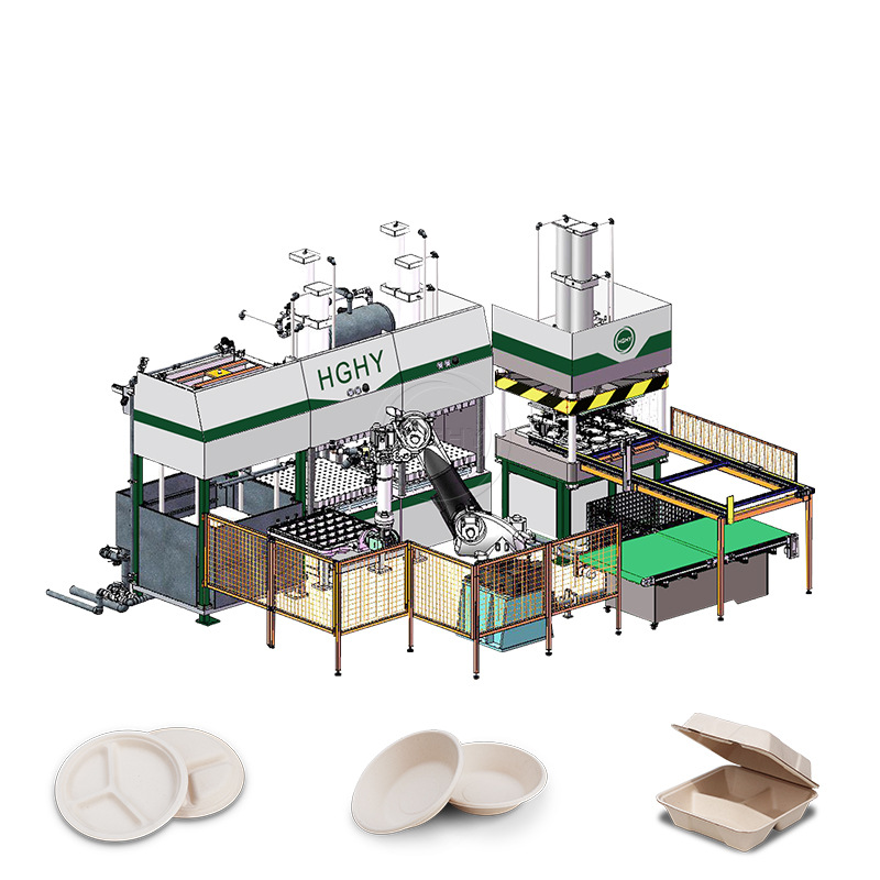 日化原料类与一次性木餐具成型设备