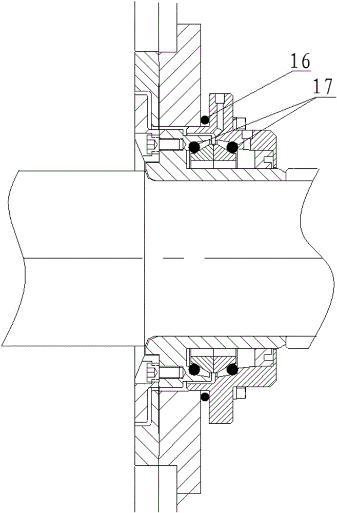 半轴螺栓与搅拌机密封的工作原理