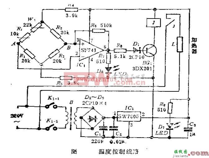 登山用品与通用温度控制电路