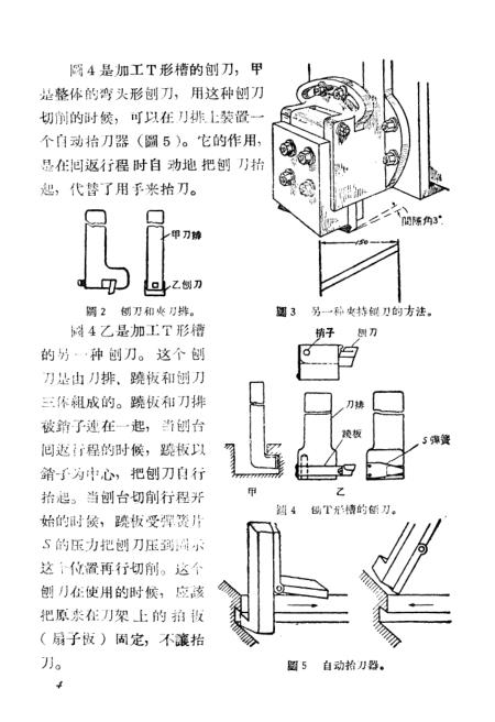 装修机械与刨刀工作原理