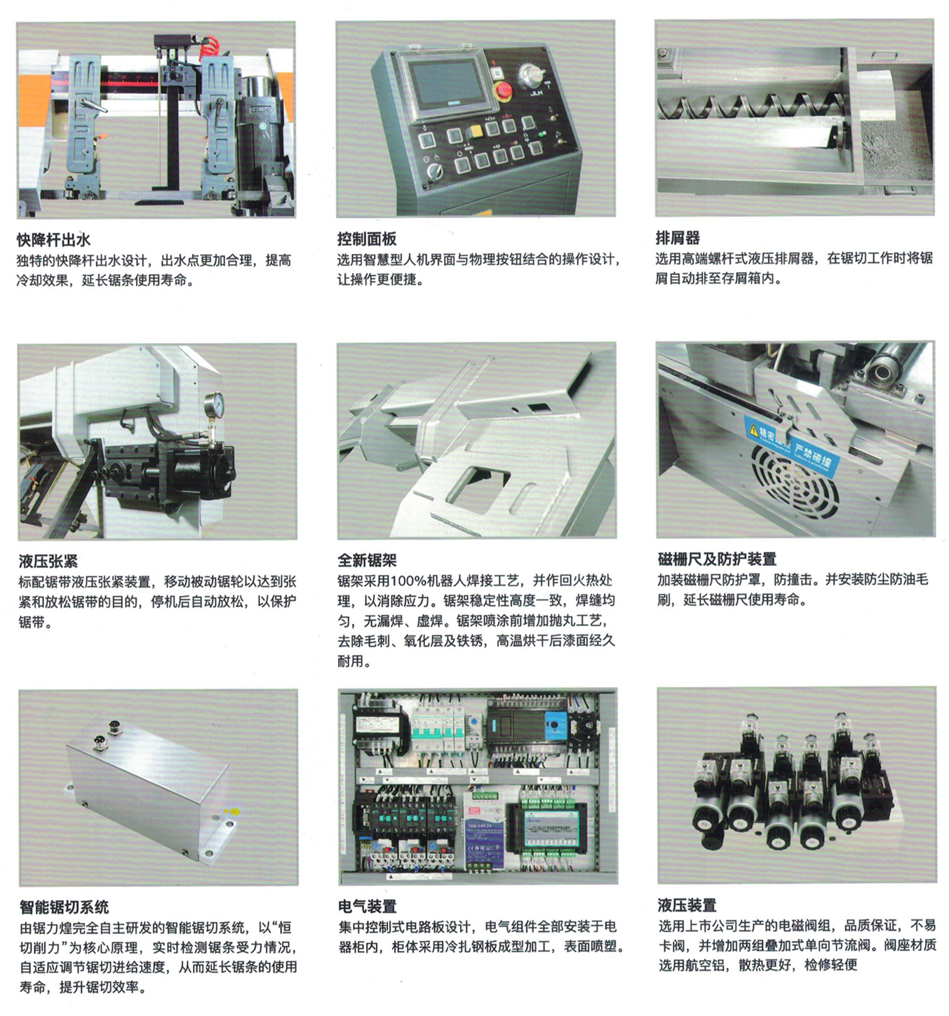 泄漏检测仪与锯床加工范围