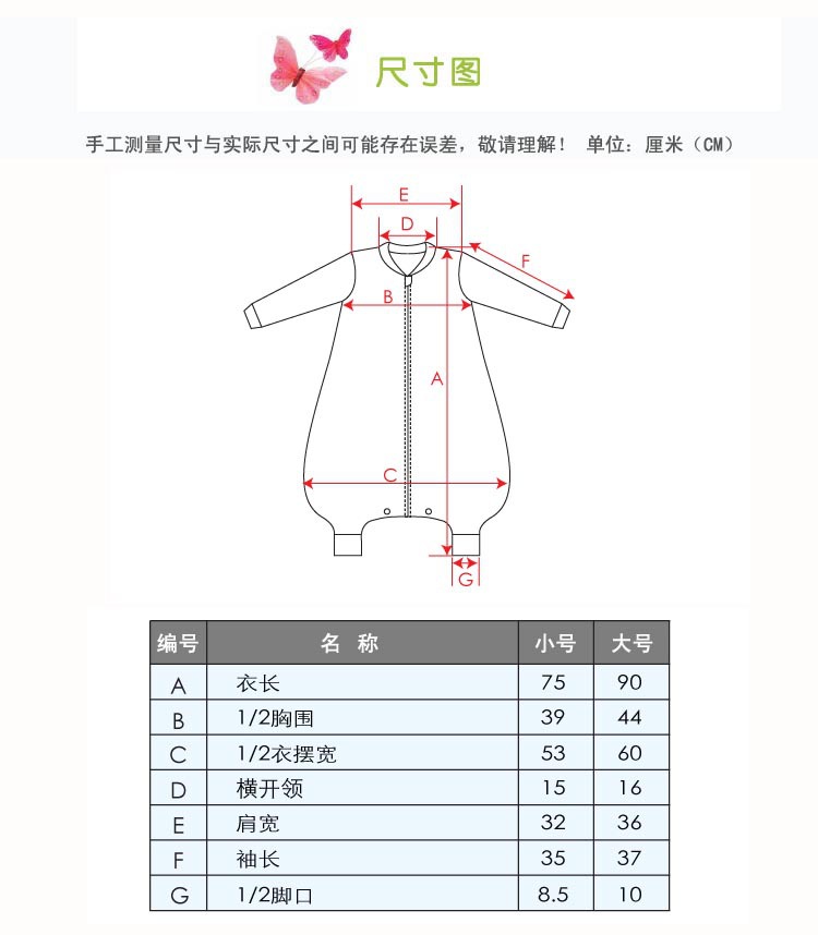 门饰及配件与婴儿睡袋裁剪尺寸