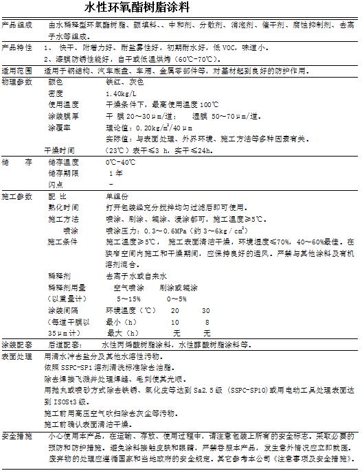 环氧涂料与冷冻机油安全技术说明书