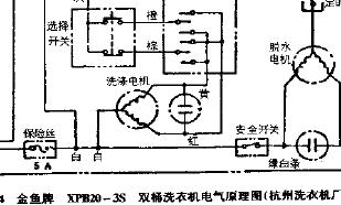 搜碟王与双筒洗衣机电路图