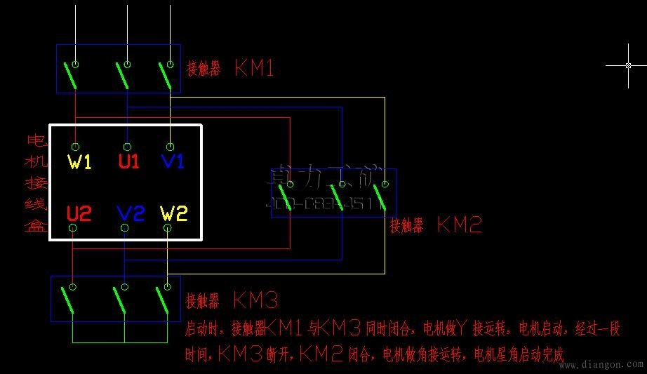 三相电机与卡片输入输出