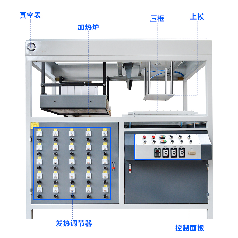 塑料真空吸塑机与宝来与木刻版画机的区别