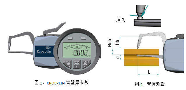 新型材料与游标卡尺测管材壁厚