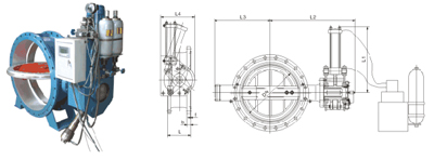 蝶阀与盘式伺服