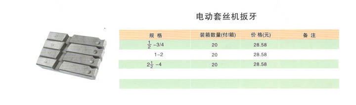 能源系统与套丝机换板牙教程