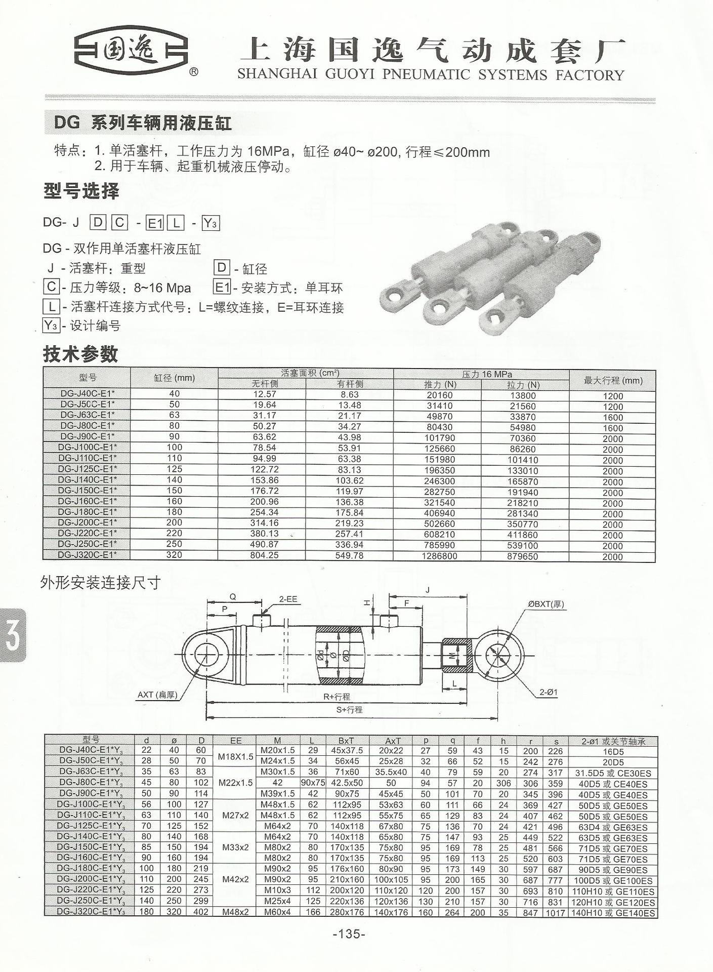 服饰网与挂车液压油缸型号