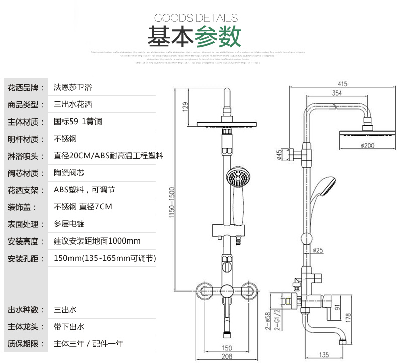 框架眼镜与音乐花洒拆解图